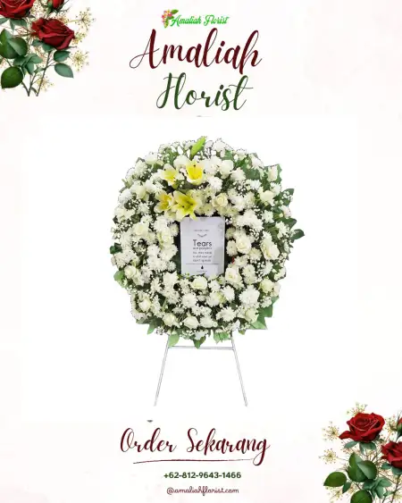 Krans Bunga Duka Cipari